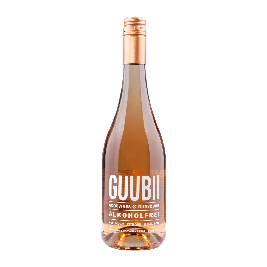 GUUBII Holunder - Zitrone alkoholfreier Weinaperitif 0,75l