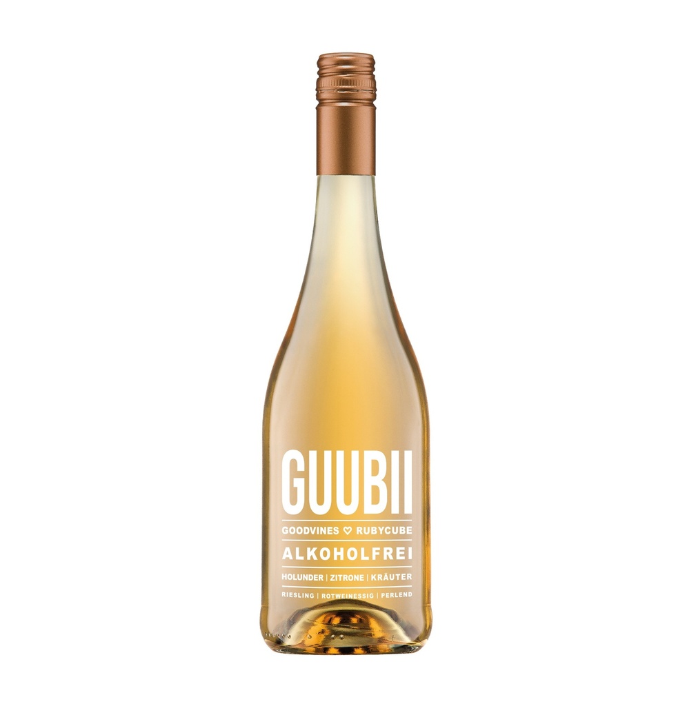 GUUBII Holunder - Zitrone alkoholfreier Weinaperitif 0,75l
