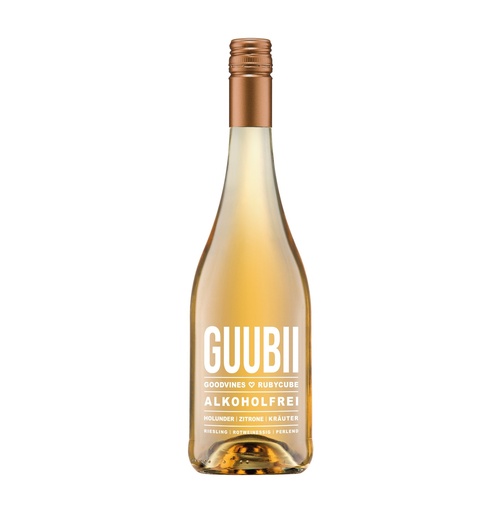 [GVS-GB75-01V] GUUBII Holunder - Zitrone alkoholfreier Weinaperitif 0,75l