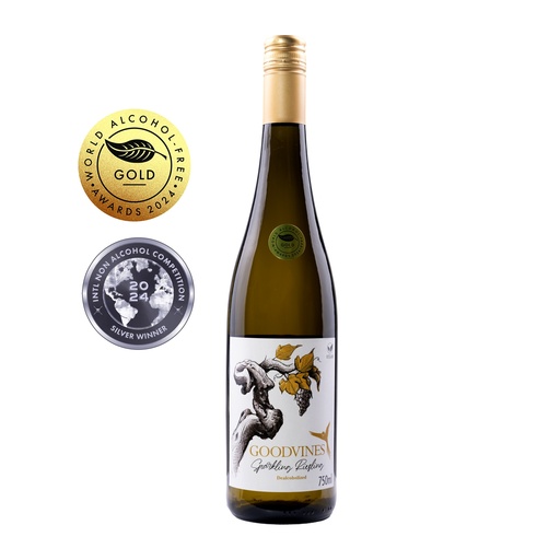 [GVS-RL75-01V] Sparkling Riesling de-alcoholized 0,75l